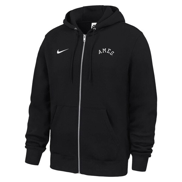 Nike Ames Black Club Fleece Hooded Jacket vendor image